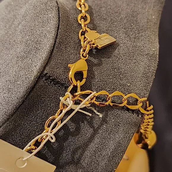 Brand New!!KATE SPADE: Vegas Jewel|Transparnt Canary Yellow|Epoxy Stone|Necklace - Picture 3 of 6